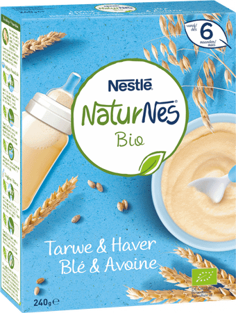 Naturnes Bio Tarwe Haver Vanille 200 gr  -  Nestle