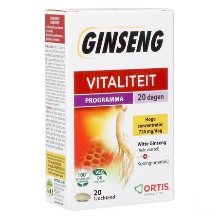 Ortis Vitalite Ginseng 20 Tabl 20  -  Ortis