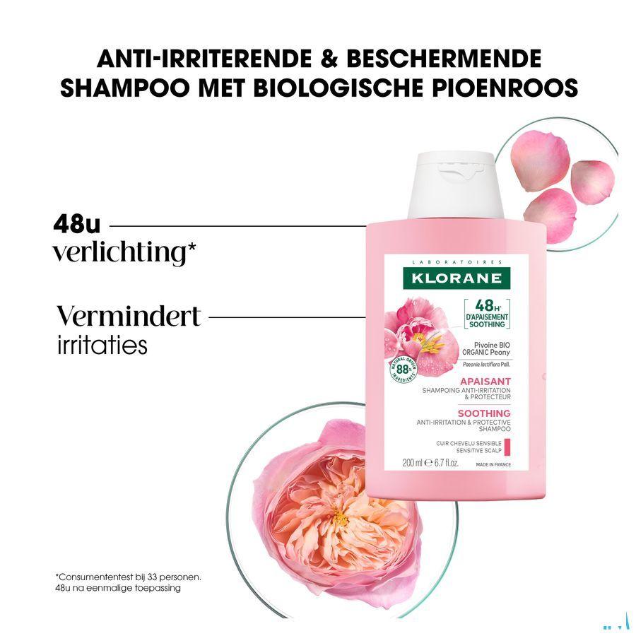 Klorane Capil. Sh Bio Pioenroos 200 ml