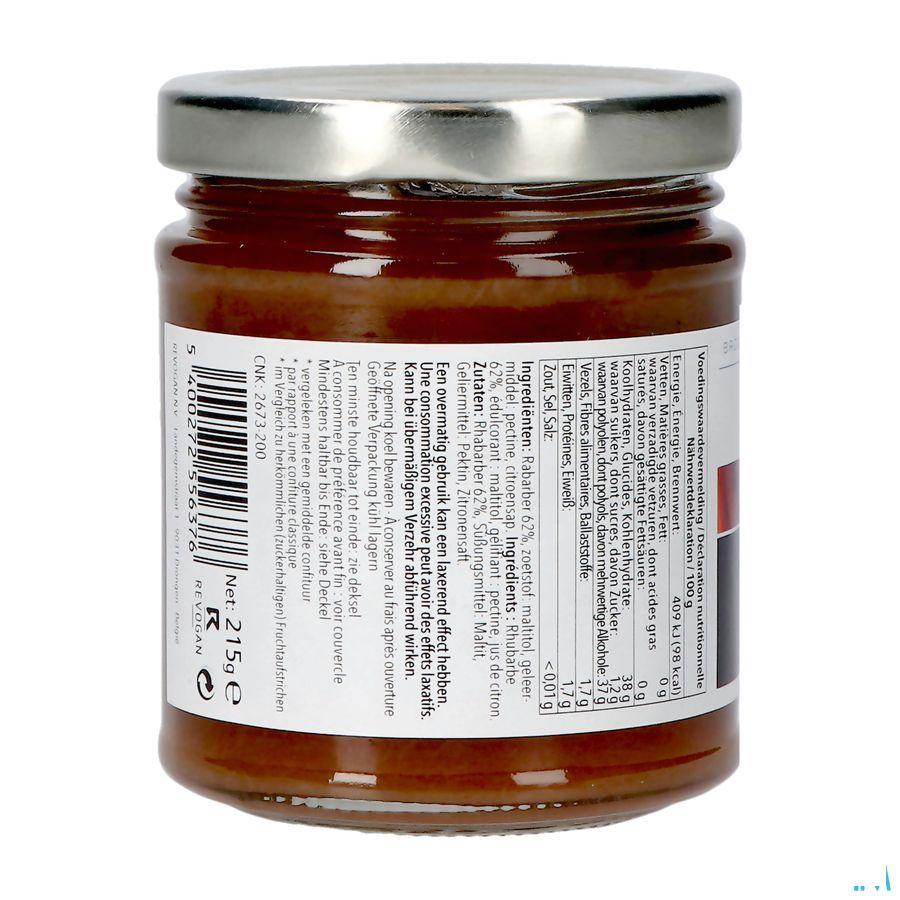 Prodia Tartinade Extra Rhubarbe Maltitol 215 gr  -  Revogan