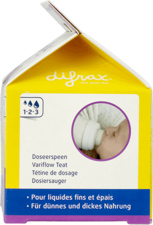Difrax Flessenspeen Natural Wide 1-2-3 677  -  Difrax