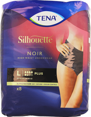 Tena Silhouette Plus Noir High Waist L 8 703082