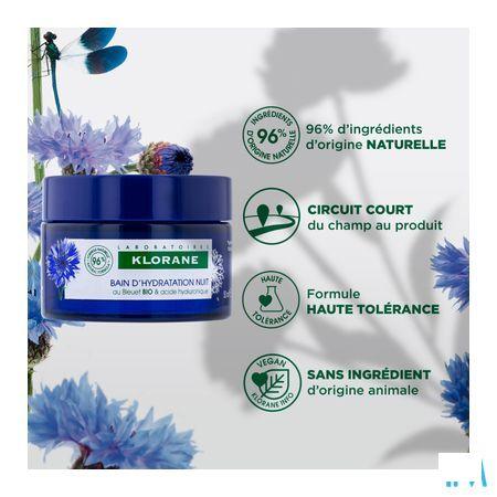 Klorane Gezicht Korenbloem Nacht Hydra Bad 50 ml
