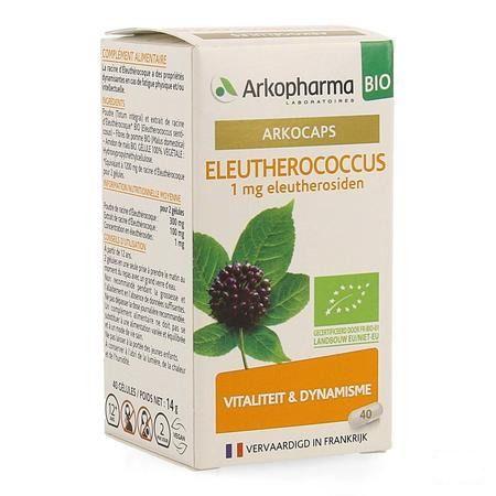 Arkocaps Eleutherococcus Bio Capsule 40  -  Arkopharma