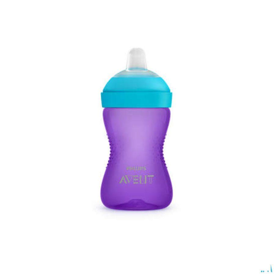 Philips Avent Drinkbeker Zachte Tuit 300  ml Lila  -  Bomedys