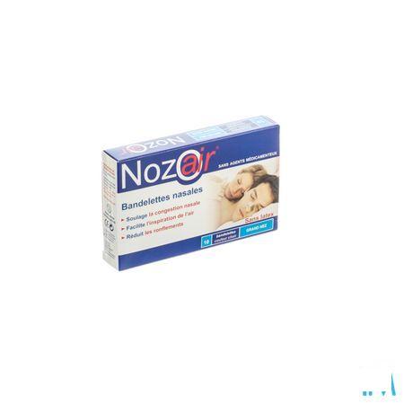 Nozoair Bandelette Nasale Grand Nez 10