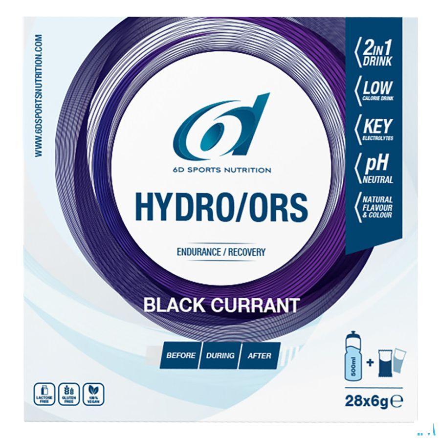 6D Hydro Ors Blackcurrant Zakje 28X6G