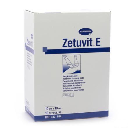 Zetuvit E 10x10cm St. 10 P/s  -  Hartmann