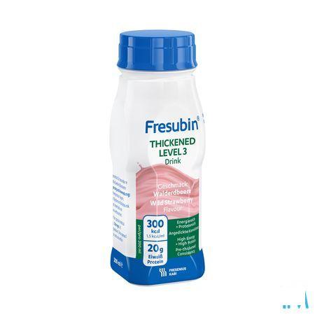 Fresubin Thickened Level 3 Drink Fraise 4X200 ml