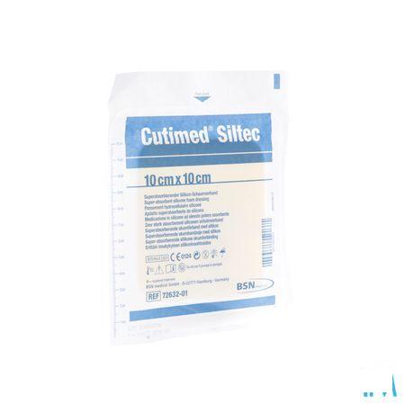 Cutimed Siltec Cp Steril 10,0x10,0cm 1 7328501