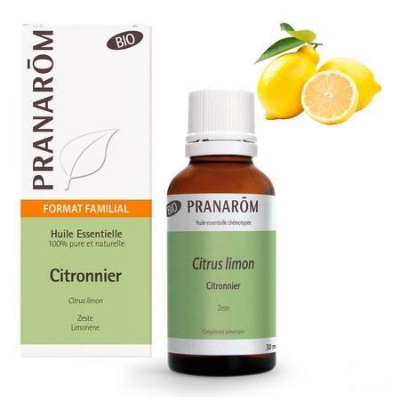 Citroen Bio Essentiele Olie 30 ml  -  Pranarom