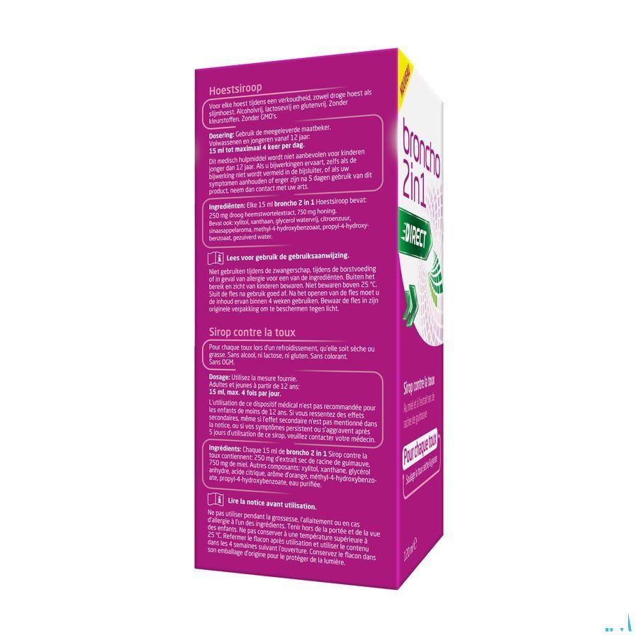 Bronchostop Bronchodirect Cough Syrup 120 ml  -  Perrigo