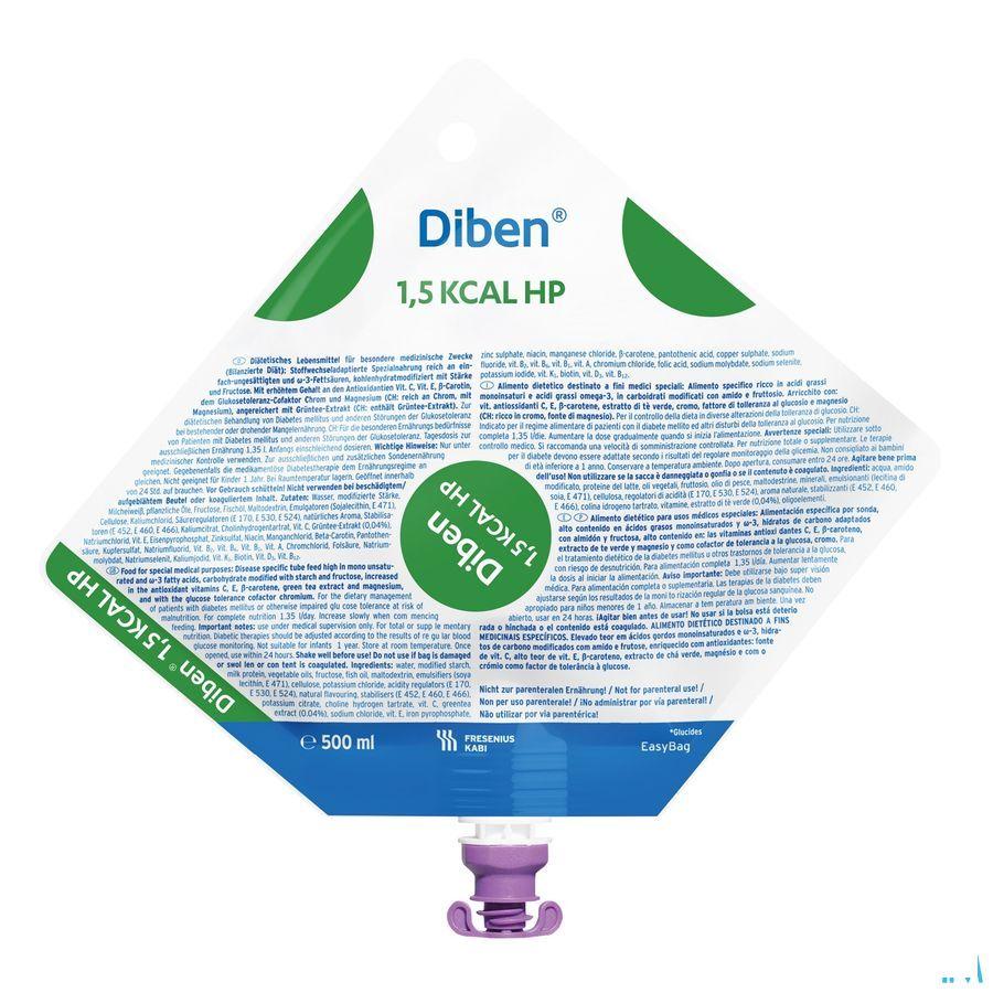 Diben 1,5 Kcal Hp 500 ml  -  Fresenius