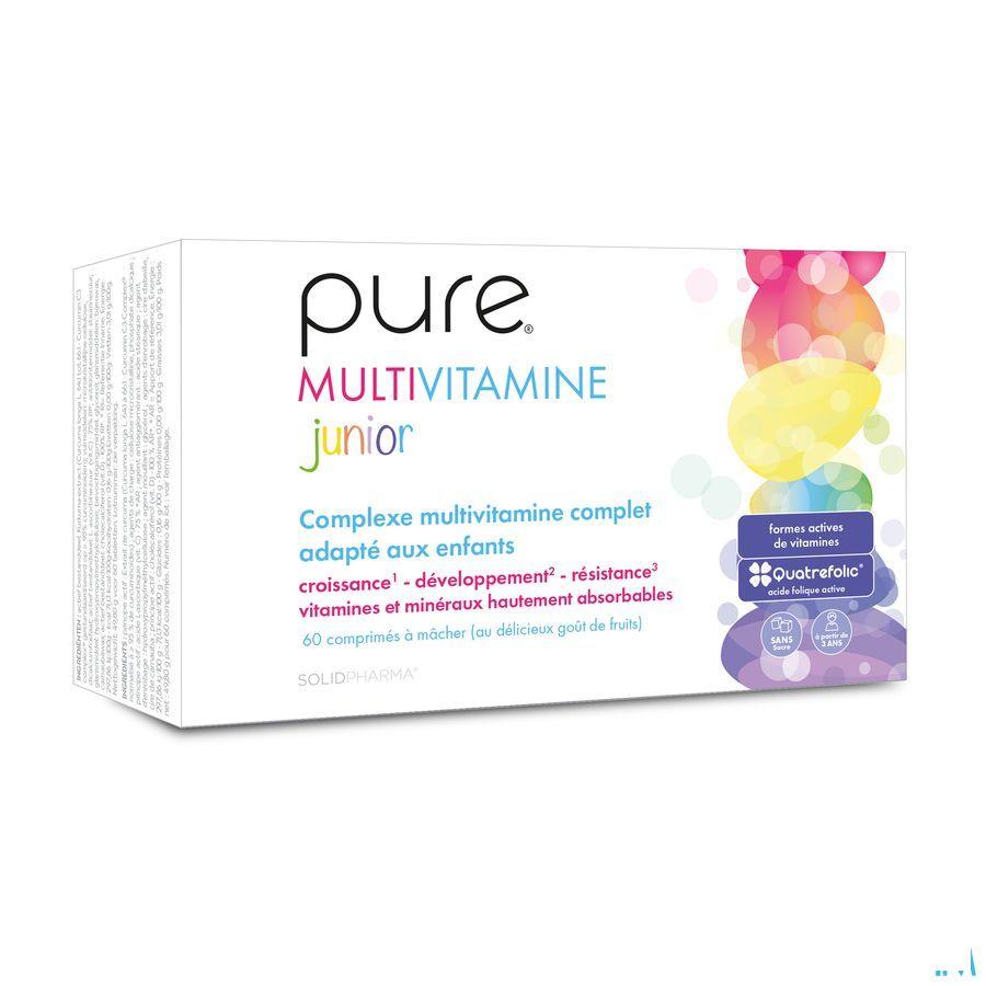 Pure Multivitamine Junior Kauwtabl 60