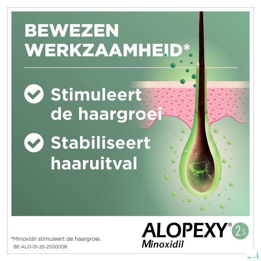 Alopexy 2 % Liquid Flacon Plast et 3x60 ml