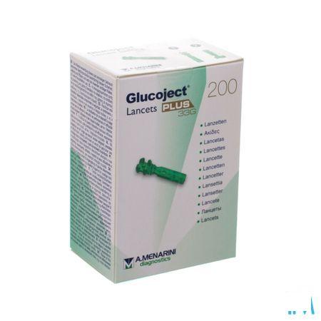 Glucoject Lancets Plus 33g 200 44123  -  Menarini