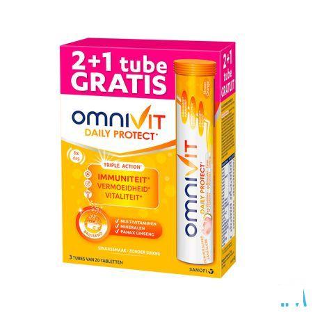 Omnivit Daily Protect Tripack Bruistabl 3X20  -  Sanofi