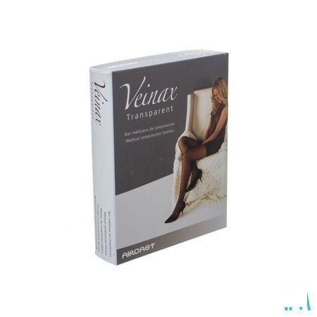 Veinax Collant Transparent 2 Long Noir Taille 5