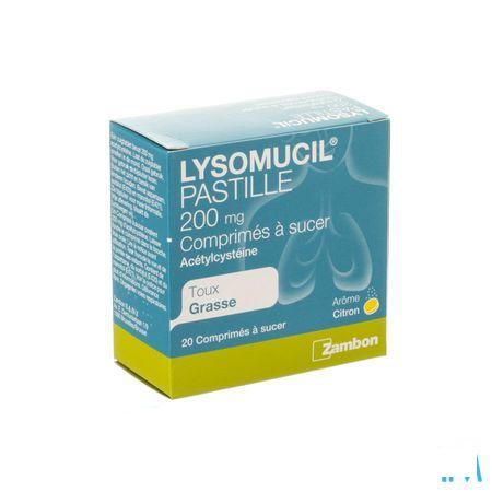 Lysomucil 200 Comprimes A Sucer - ZuigComprimesetten 20