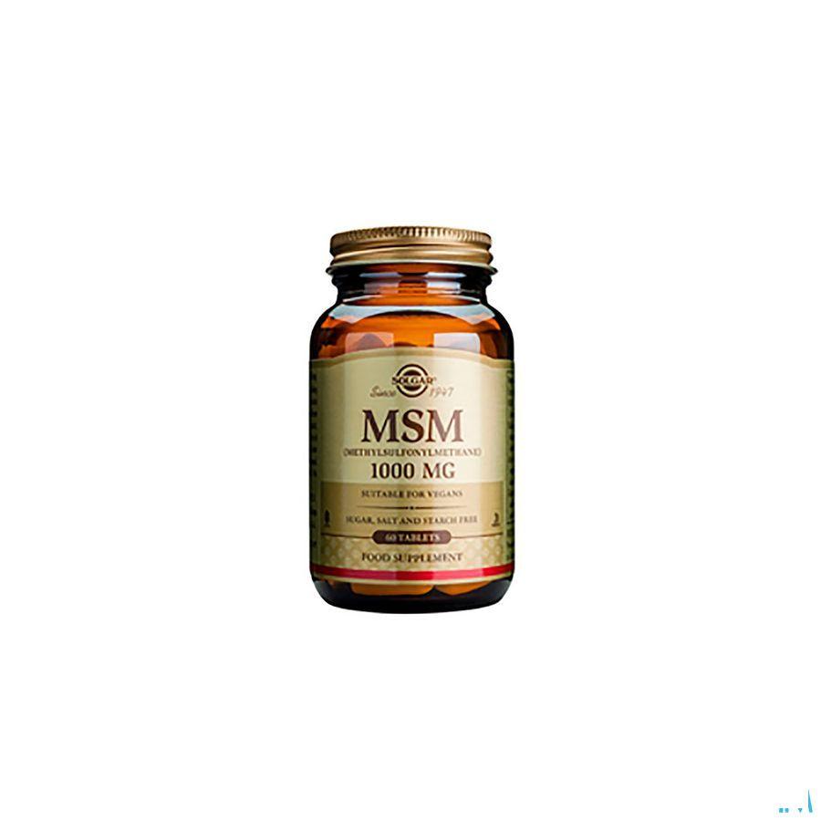 Solgar Msm Comprimes 120x1000 mg  -  Solgar Vitamins