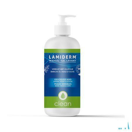 Lamiderm Clean Gel Lavant Huile Olive 500 ml  -  Qualiphar