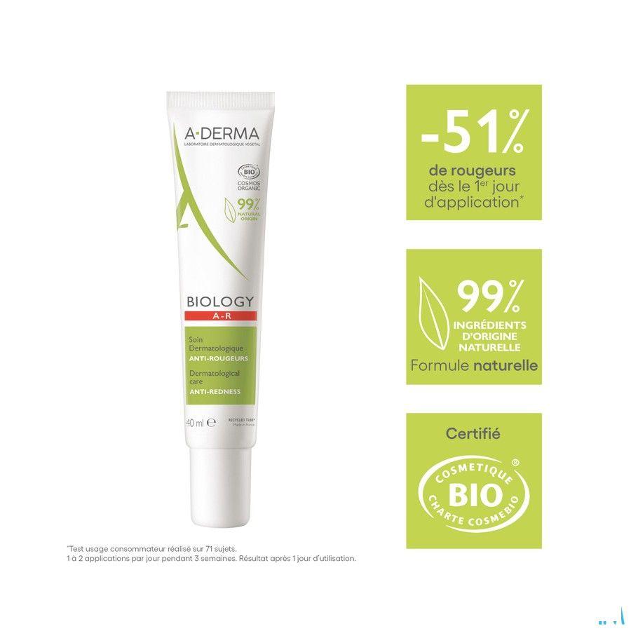Aderma Biology Soin Dermatologique Anti Rougeurs 40 ml  -  Aderma