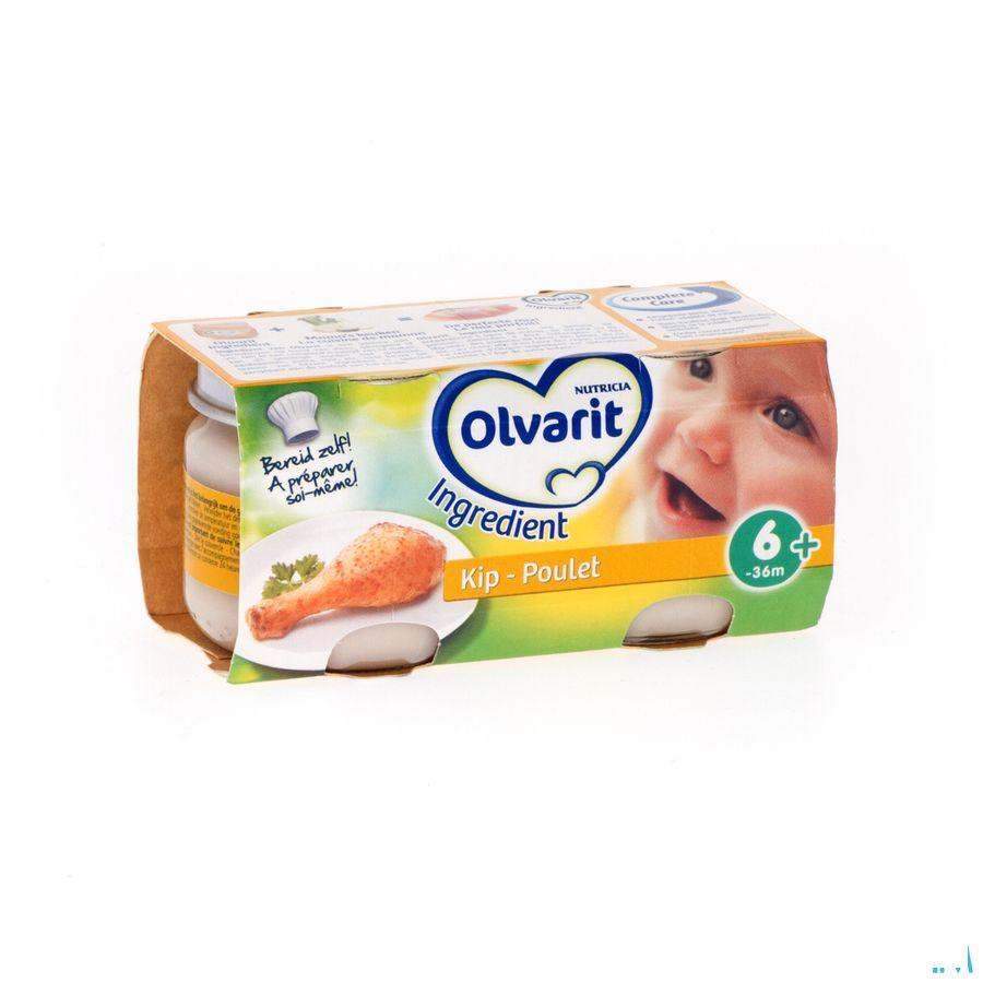 Olvarit Ingredient Poulet Pot 2x80 gr 123224  -  Nutricia