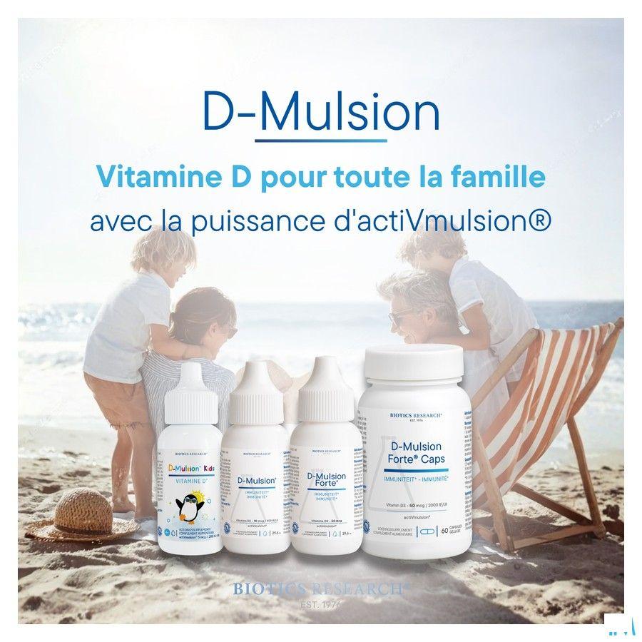 Biotics D-Mulsion (Vitamine D) 29.6 ml  -  Energetica Natura