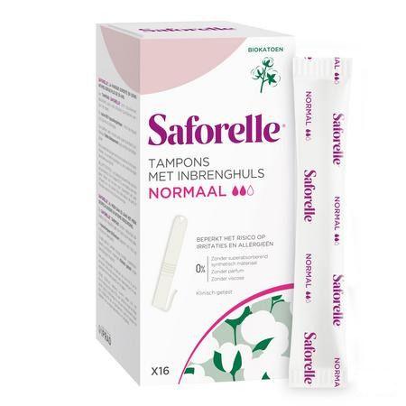 Saforelle Tampons Inbrenghuls Normaal 16