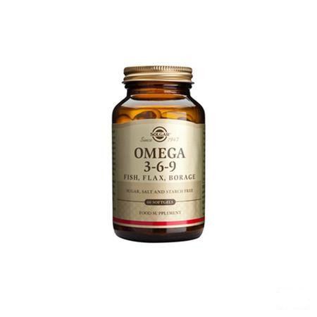 Solgar Omega 3-6-9 Softgel 120  -  Solgar Vitamins