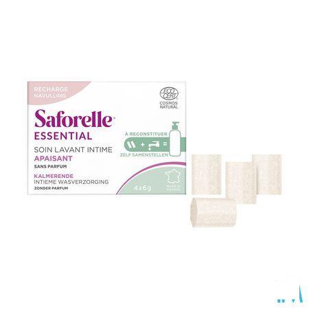 Saforelle Essent. Soin Lav.Int.Apais. Pdr Rech.4 x 6G
