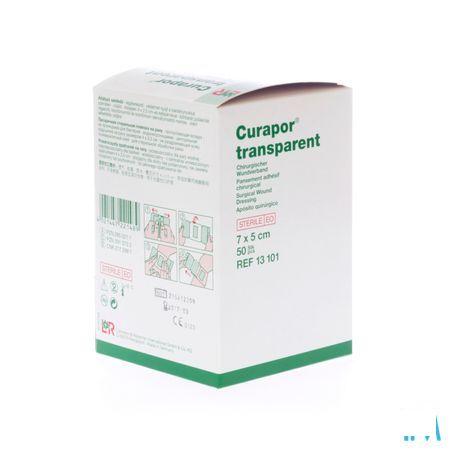 Curapor Transparant Steriel 7cmx 5cm 50 13101  -  Lohmann & Rauscher