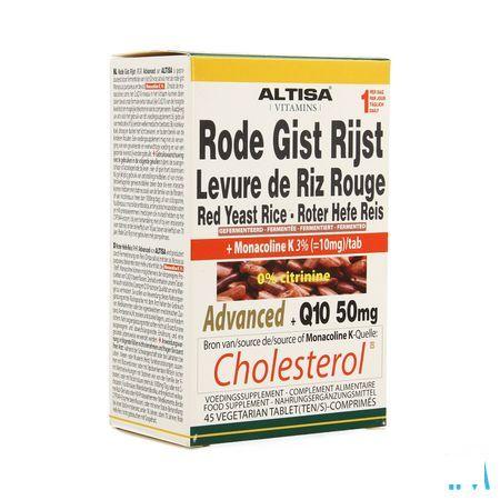Altisa Levure Riz Rge Adv.complex + q10 Natur Comprimes 45  -  Dieximport