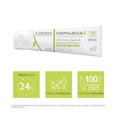 Aderma Dermalibour+ Cicacreme Herstellend 50ml  -  Aderma