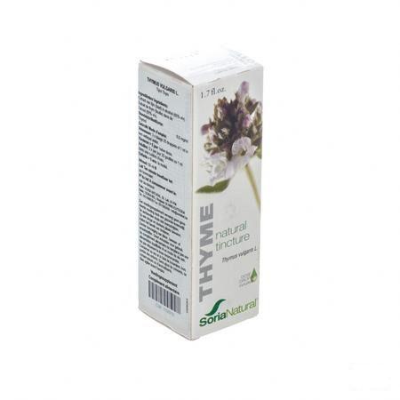 Soria Thymus Vulgaris Extr.Tinct 50ml  -  Soria Bel
