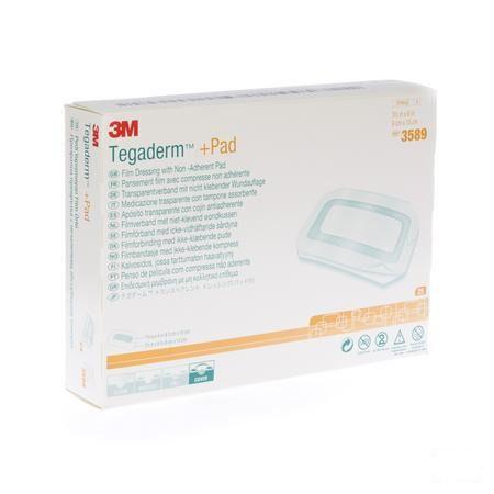 Tegaderm + Pad 3m Transp Steril 9cmx15cm 25 3589  -  3M