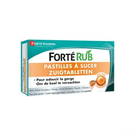 Forte Rub Keeltabletten Honing 24  -  Forte Pharma