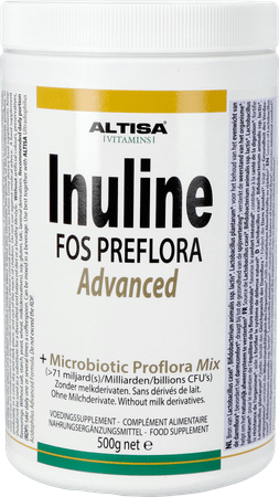 Altisa Inuline Adv.fos Preflora + proflora Mix 500 gr  -  Dieximport