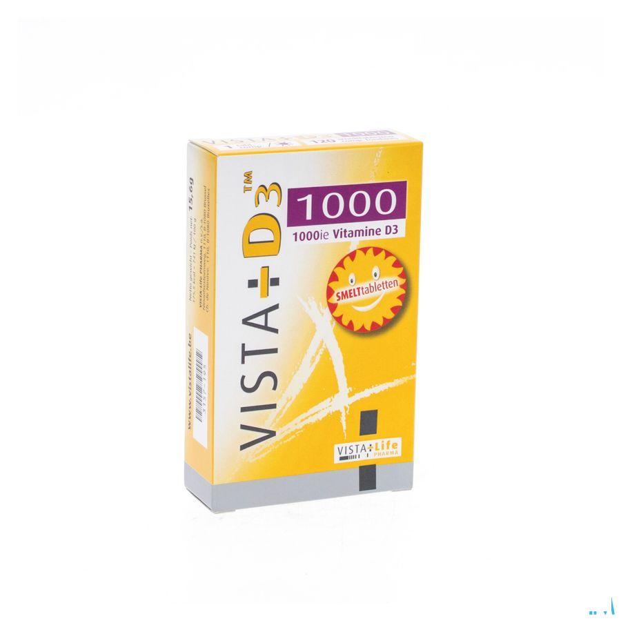 Vista D3 1000 Smelttabletten 120 