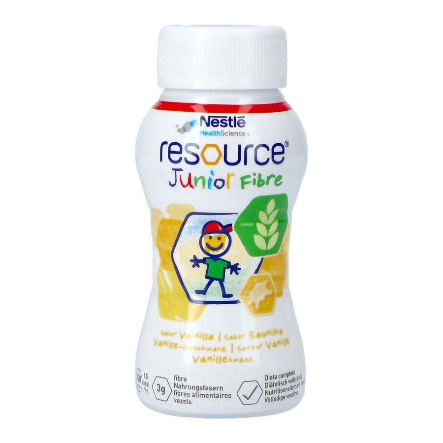 Resource Junior Fibre Vanille 4x200 ml  -  Nestle