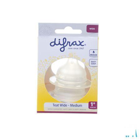 Difrax Flessenspeen Natural Wide Medium 676  -  Difrax