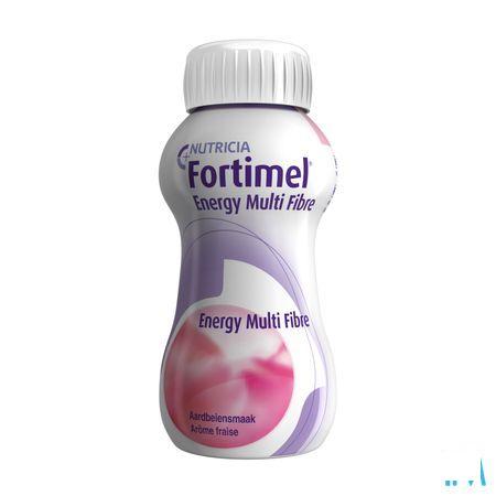 Fortimel Energy Multi Fibre Aardbei 4x200 ml  -  Nutricia