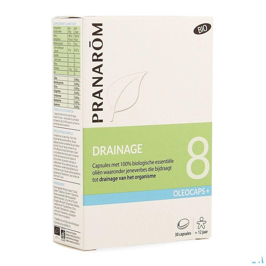 OleoCapsule + Bio 8 Drainage Capsule 30  -  Pranarom