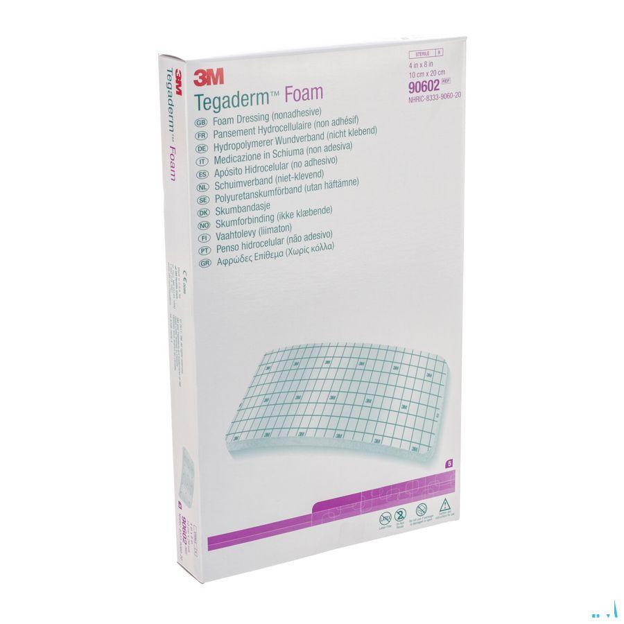 Tegaderm Foam Dressing 10,0x20,0cm 5 90602  -  3M