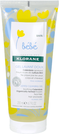 Klorane Baby Zacht Reinigingsgel 200 ml