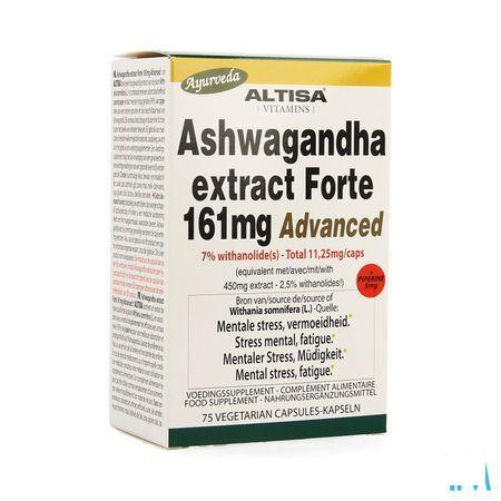 Altisa Ashwagandha Forte 161 mg Advanced Capsule 75  -  Dieximport