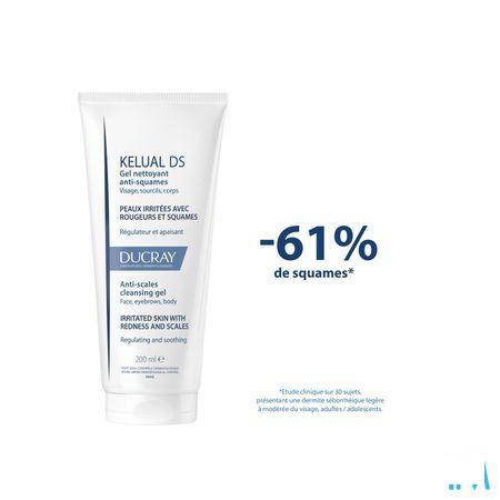Ducray Kelual Ds Reinigingsgel A/Schilfers200 ml