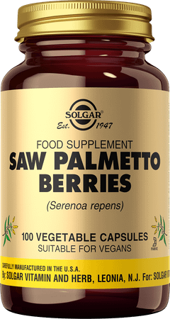 Saw Palmetto Berry (zaagpalm) V-Capsule 100  -  Solgar Vitamins