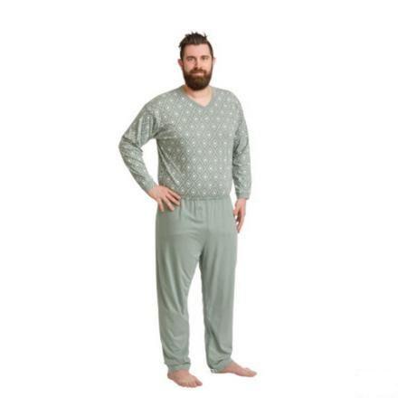 Suprima 4719 Slaapoverall Rug+Beenrits Olijf M  -  Bota