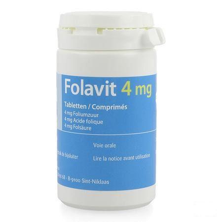Folavit 4 mg Comp 720 X 4 mg  -  Kela Pharma